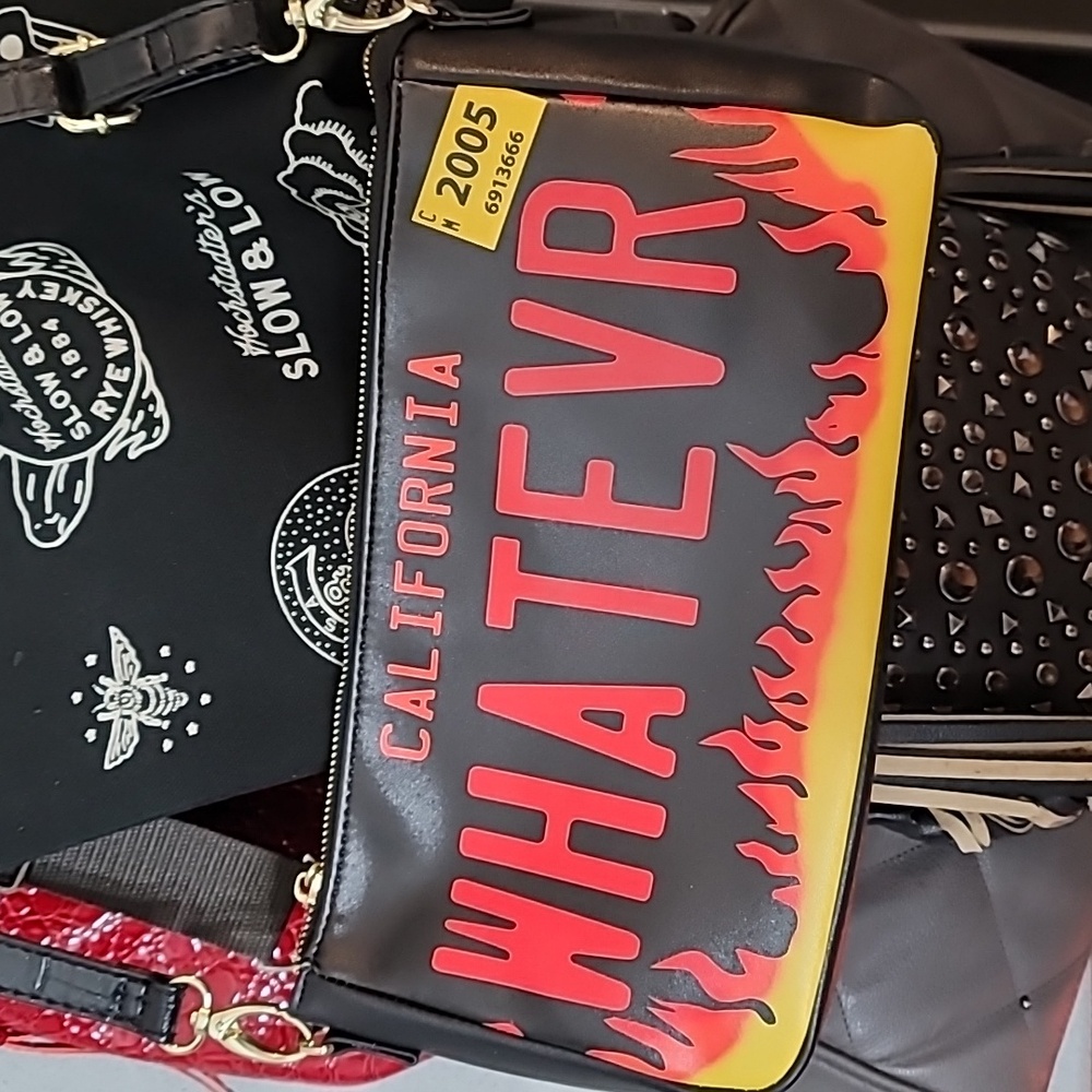 WHATEVR License Plate Purse